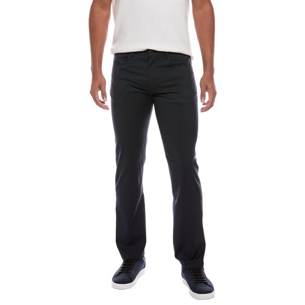 Slowear Mens  Ray T Wool Regular Fit Pant, Navy
